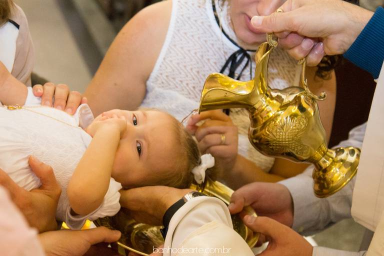 Fotografia de Batizado - Banho de Arte