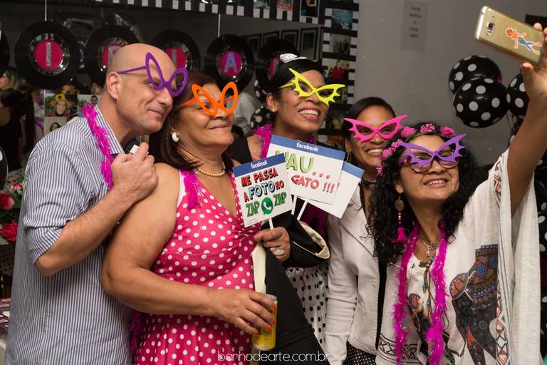 Fotografia de Aniversário Adulto - Banho de Arte