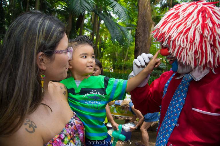 Fotografia de Aniversário Infantil - Banho de Arte