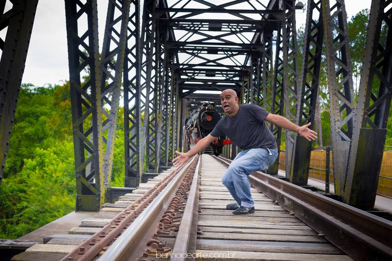 Fotografia Divertida - Banho de Arte
