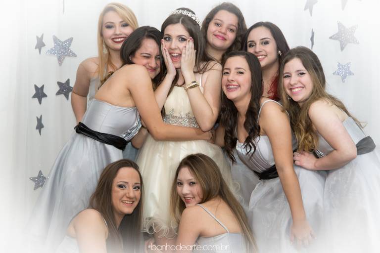 Fotografia de Aniversário 15 anos - Banho de Arte
