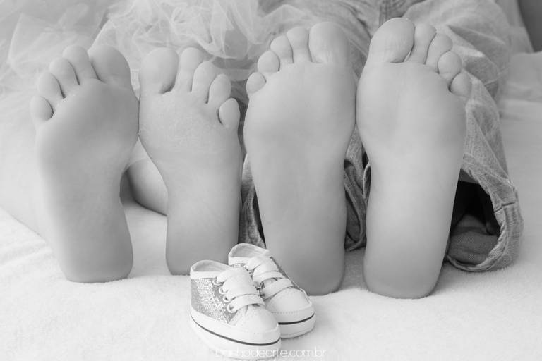 Fotografia de Gestante - Banho de Arte