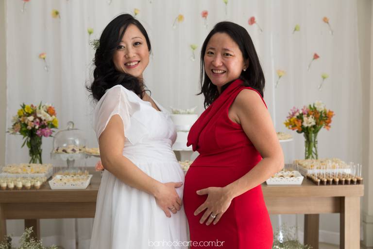 Fotografia de Gestante - Banho de Arte