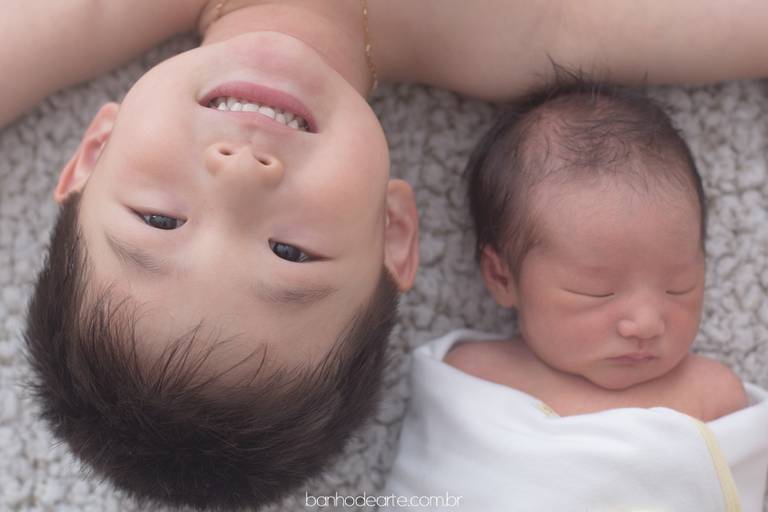 Fotografia de Recém-Nascidos (newborn) - Banho de Arte