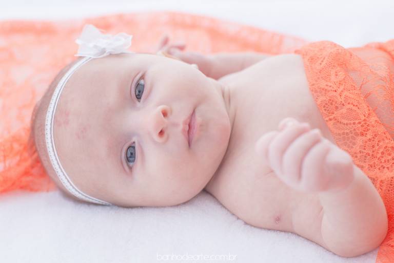 Fotografia de Recém-Nascidos (newborn) - Banho de Arte