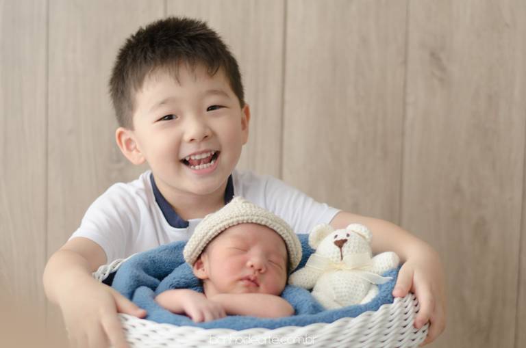 Fotografia de Recém-Nascidos (newborn) - Banho de Arte