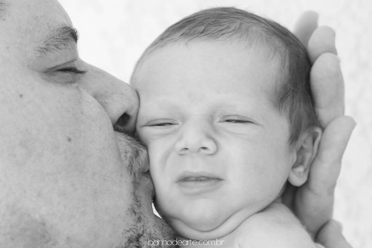 Fotografia de Recém-Nascidos (newborn) - Banho de Arte