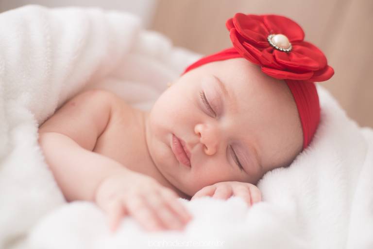 Fotografia de Recém-Nascidos (newborn) - Banho de Arte