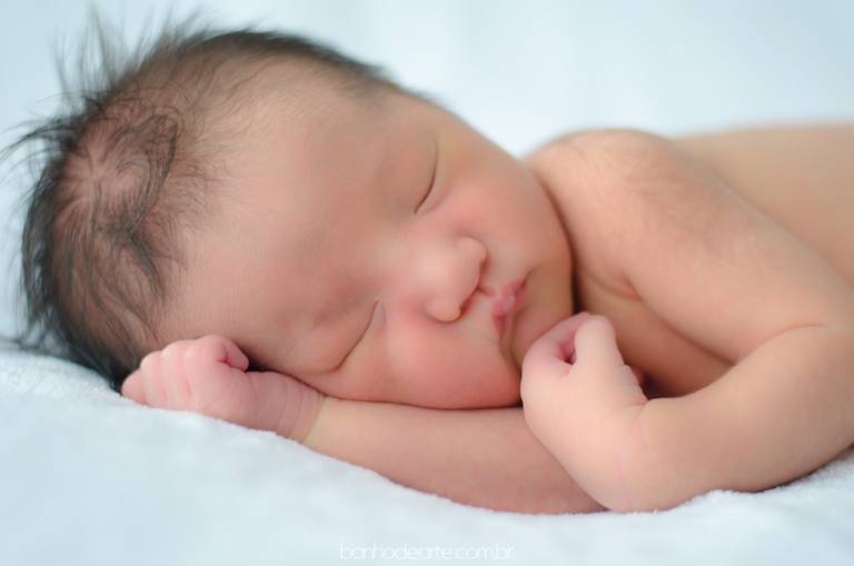 Fotografia de Recém-Nascidos (newborn) - Banho de Arte