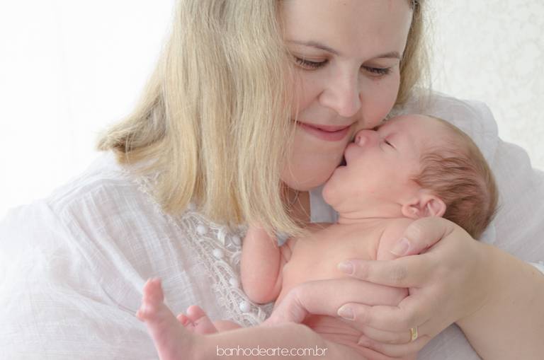 Fotografia de Recém-Nascidos (newborn) - Banho de Arte