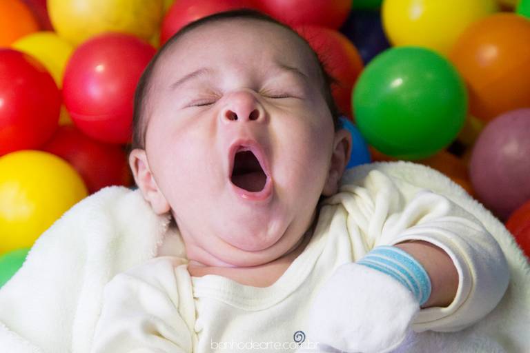 Fotografia de Recém-Nascidos (newborn) - Banho de Arte