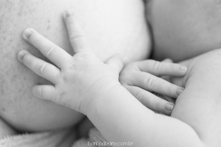 Fotografia de Recém-Nascidos (newborn) - Banho de Arte