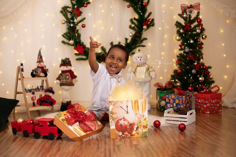 
 Valorize o imaginário da criança.
com esse lindo ensaio de natal 