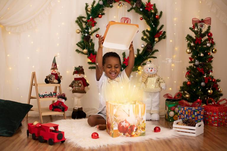 Mini ensaio fotográfico criança natal 