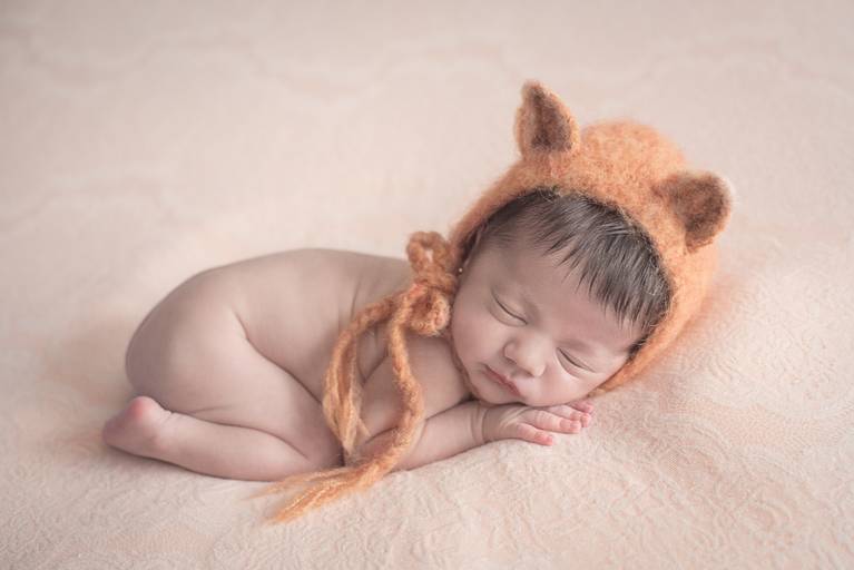 bebê Newborn de raposinha