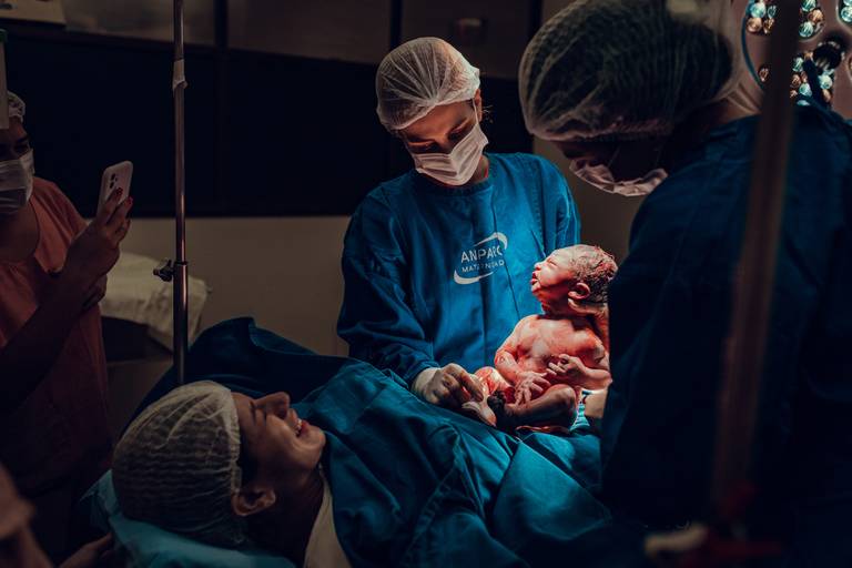 o tão esperado momento