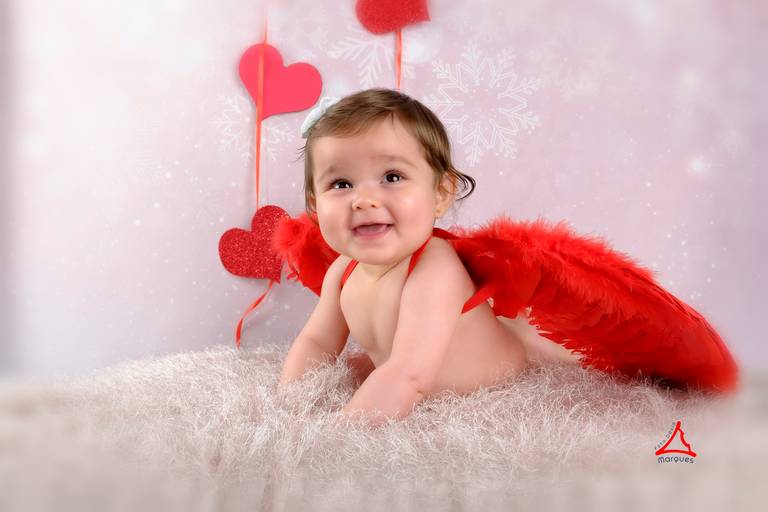 Alice vestida de cupido no carnaval de Arouca