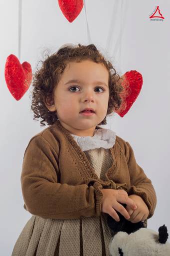 Iris rodeada de amor na sessão fotográficano São Valentim