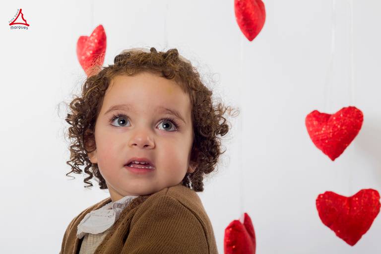 Iris a sessão fotográficano São Valentim