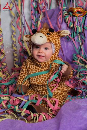Gonçalo na sessão fotográfica de carnaval em Vale de Cambra