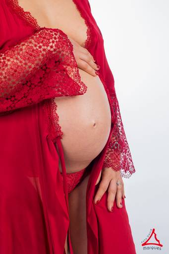 Naide na sessão fotográfica de grávida de um menino