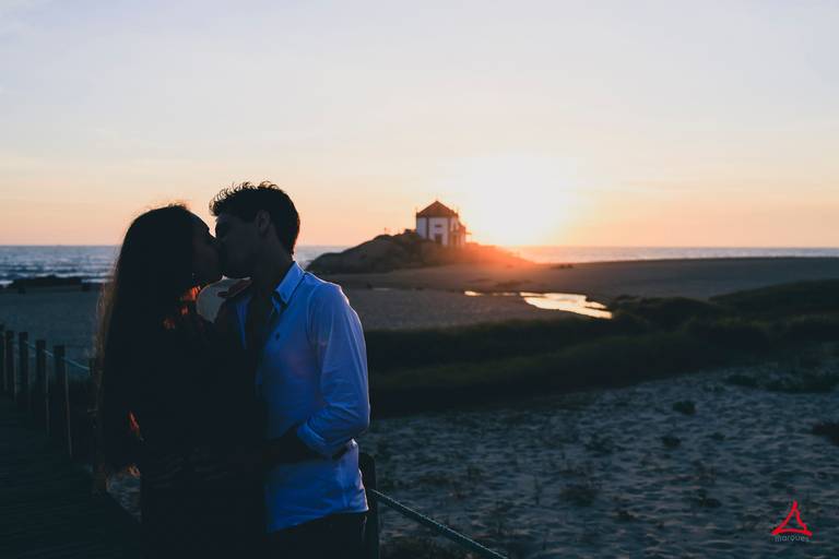 Ana & André no beijo do amor