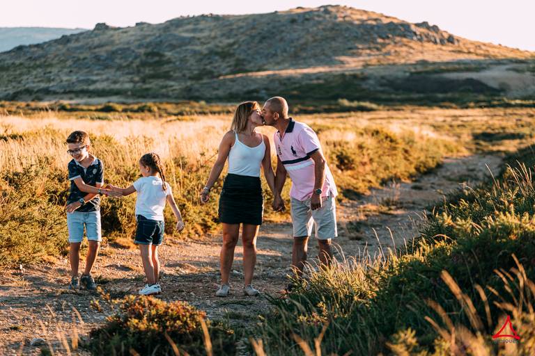 Sessão de família na serra da Freita