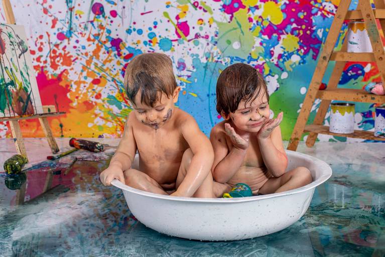 Ensaio Dia das Crianças Benjamin e Heitor