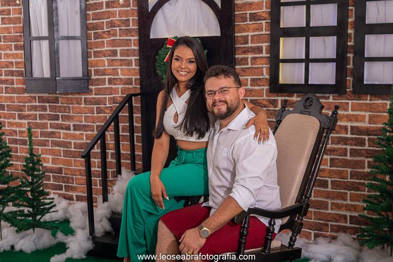 Ensaio de Natal - Luz e Danilo