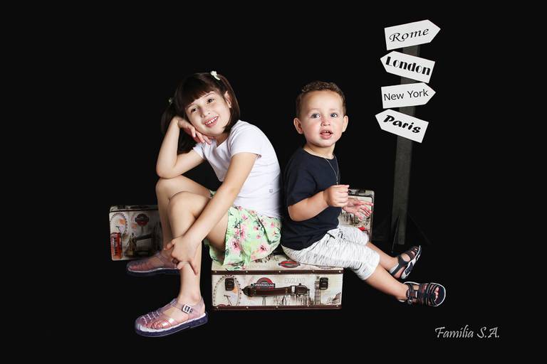 Ensaio Infantil Irmãos