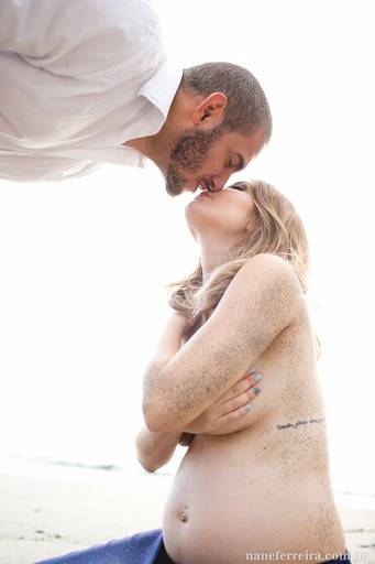 Ensaio fotografico gestante praia 