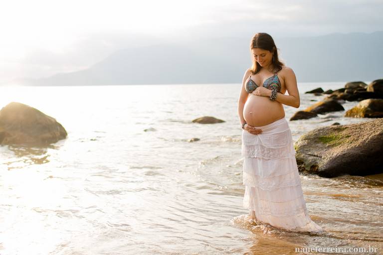 Ensaio gestante Ilhabela 