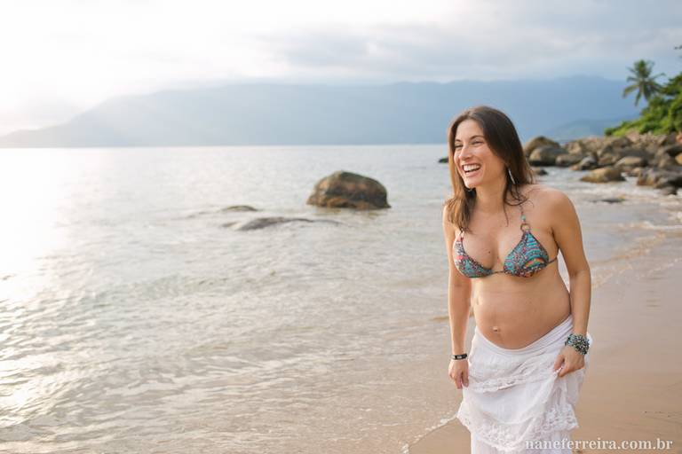 Fotografia gestante Ilhabela 