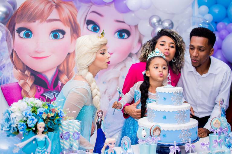 festa frozen decoração