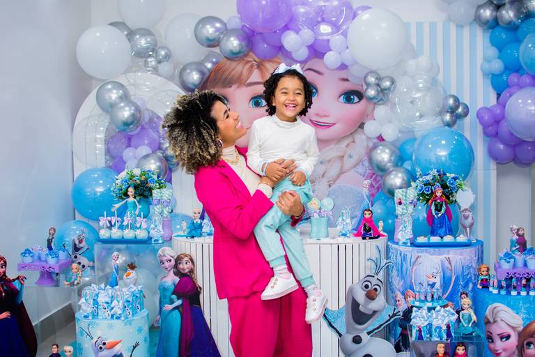festa frozen decoração