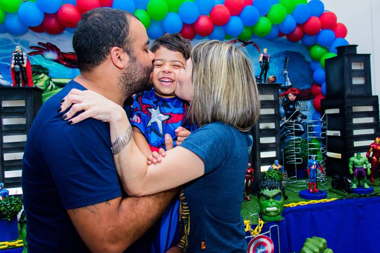 festa infantil capitão america