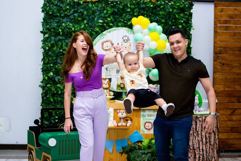 Festa Safari Baby Menino santana