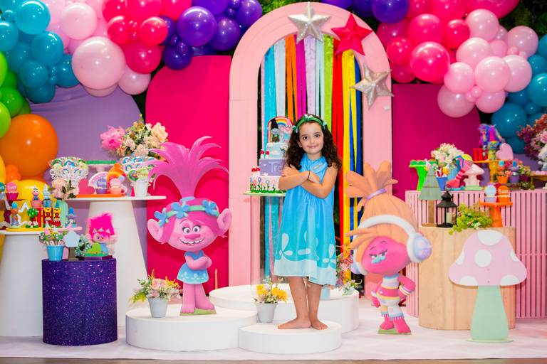 festa Trolls ideias