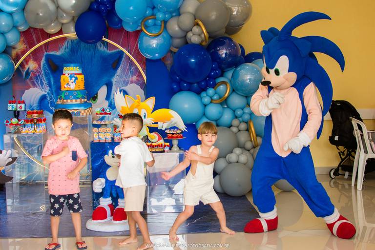festa sonic ideias