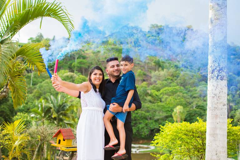 cha revelação menino