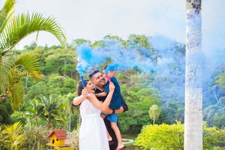 cha revelação menino