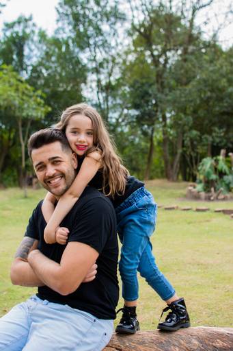 ensaio pai e filha
