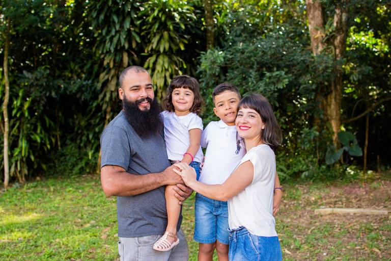 ensaio familia no parque