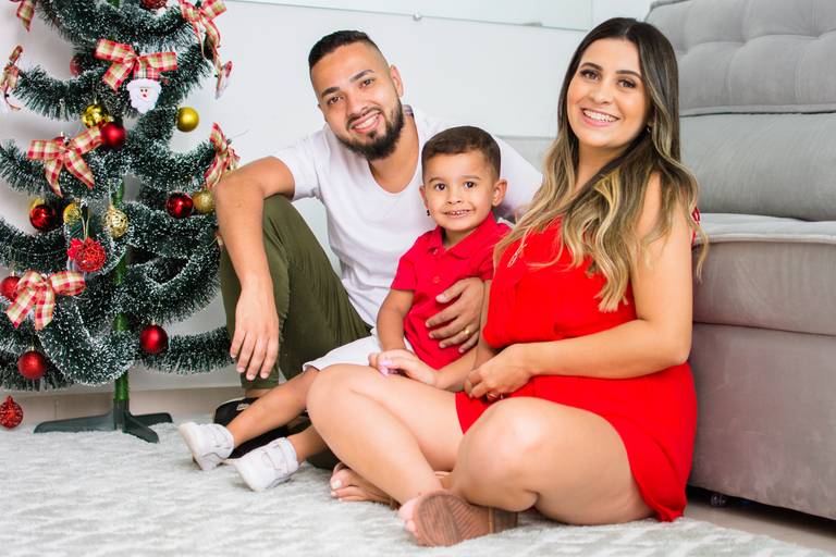 sessão natal em casa 