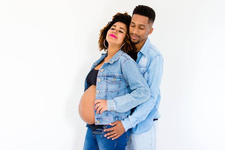 ensaio lifestyle gravida em casa