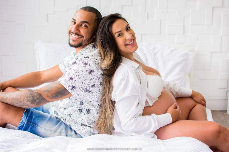 ENSAIO LIFESTYLE GESTANTE em casa