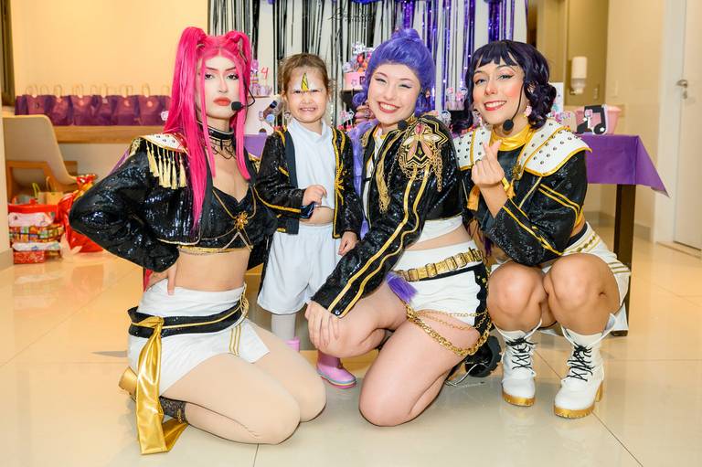 aniversario infantil huntrix guerreiras do kpop encontro magico bia lima fotografia