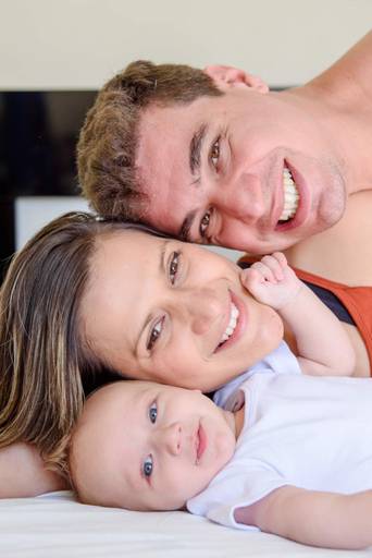 Ensaio acompanhamento trimestral bebê Campinas