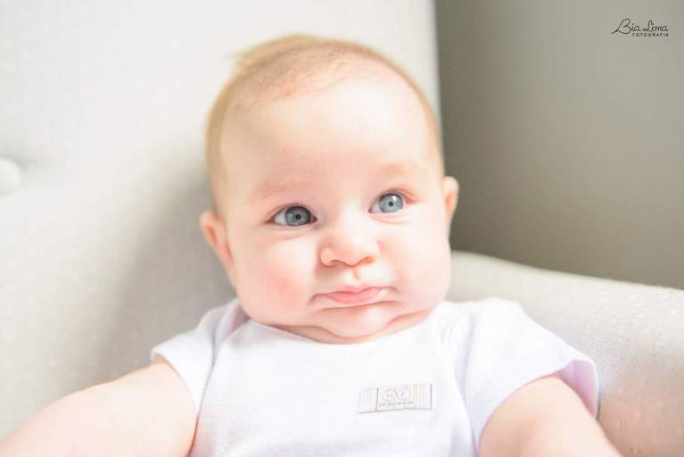 Ensaio acompanhamento trimestral bebê Campinas