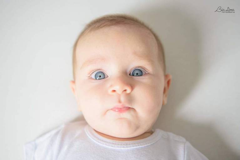 Ensaio acompanhamento trimestral bebê Campinas